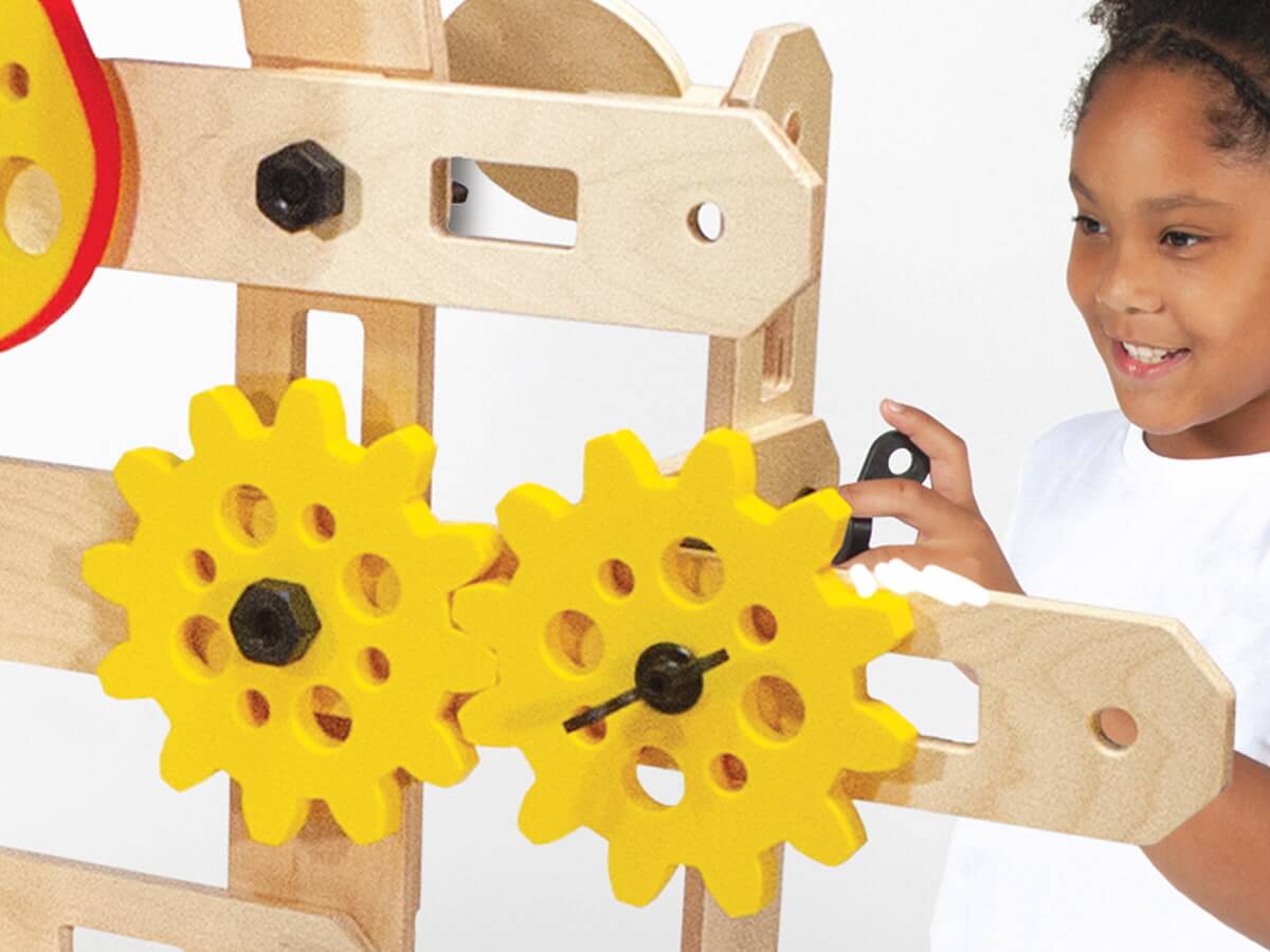 and Other Simple Machines axels Rigamajig Simple Machines Add-On Kit to Build onto Basic Builder and get Hands-on Practice with Gears Ages 3+ Great for STEM Education levers 